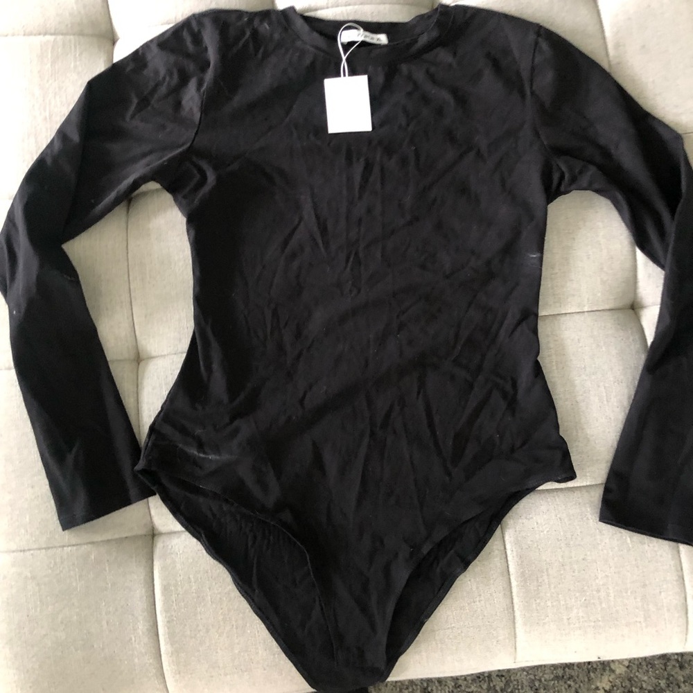 Long sleeve body suite black size xl brand new w tags